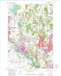 Download a high-resolution, GPS-compatible USGS topo map for Coon Rapids, MN (1981 edition)