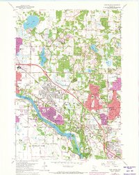 Download a high-resolution, GPS-compatible USGS topo map for Coon Rapids, MN (1973 edition)