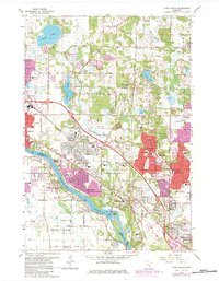 Download a high-resolution, GPS-compatible USGS topo map for Coon Rapids, MN (1984 edition)