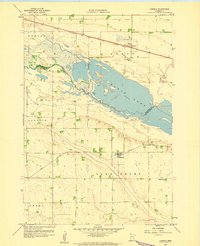 Download a high-resolution, GPS-compatible USGS topo map for Correll, MN (1959 edition)