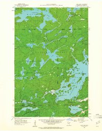 preview thumbnail of historical topo map of St. Louis County, MN in 1956