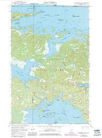 Download a high-resolution, GPS-compatible USGS topo map for Cranberry Bay, MN (1983 edition)