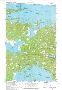Download a high-resolution, GPS-compatible USGS topo map for Cranberry Bay, MN (1971 edition)