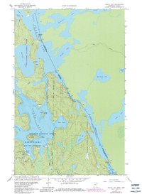 Download a high-resolution, GPS-compatible USGS topo map for Crane Lake, MN (1983 edition)