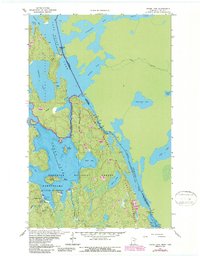 Download a high-resolution, GPS-compatible USGS topo map for Crane Lake, MN (1987 edition)