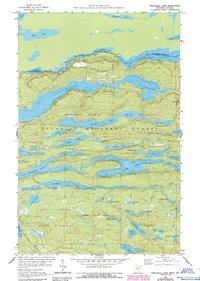 Download a high-resolution, GPS-compatible USGS topo map for Crocodile Lake, MN (1986 edition)