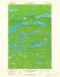 Download a high-resolution, GPS-compatible USGS topo map for Crocodile Lake, MN (1964 edition)
