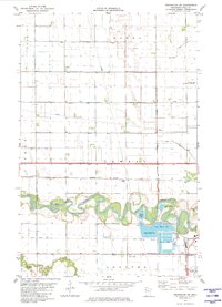 Download a high-resolution, GPS-compatible USGS topo map for Crookston SW, MN (1982 edition)