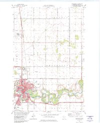 preview thumbnail of historical topo map of Crookston, MN in 1982