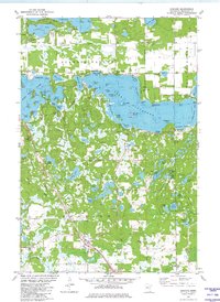 Download a high-resolution, GPS-compatible USGS topo map for Cushing, MN (1982 edition)