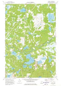 preview thumbnail of historical topo map of Cuyuna, MN in 1973
