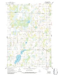 Download a high-resolution, GPS-compatible USGS topo map for Dalbo, MN (1986 edition)