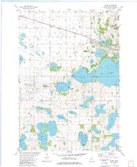Download a high-resolution, GPS-compatible USGS topo map for Darwin, MN (1982 edition)