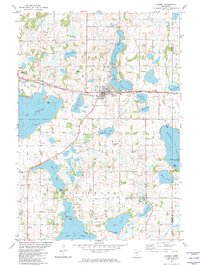 Download a high-resolution, GPS-compatible USGS topo map for Dassel, MN (1982 edition)