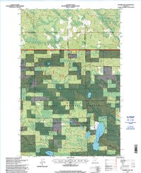 preview thumbnail of historical topo map of Beltrami County, MN in 1996