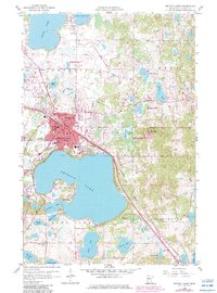 Download a high-resolution, GPS-compatible USGS topo map for Detroit Lakes, MN (1982 edition)