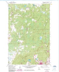 Download a high-resolution, GPS-compatible USGS topo map for Dewey Lake SE, MN (1985 edition)