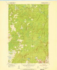 Download a high-resolution, GPS-compatible USGS topo map for Dewey Lake SE, MN (1956 edition)