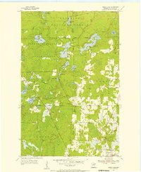 preview thumbnail of historical topo map of St. Louis County, MN in 1955