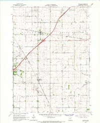 Download a high-resolution, GPS-compatible USGS topo map for Dexter, MN (1966 edition)