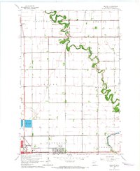 Download a high-resolution, GPS-compatible USGS topo map for Dilworth, MN (1966 edition)