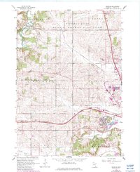 Download a high-resolution, GPS-compatible USGS topo map for Douglas, MN (1983 edition)
