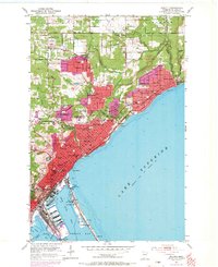 Download a high-resolution, GPS-compatible USGS topo map for Duluth, MN (1970 edition)
