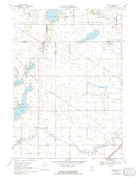 Download a high-resolution, GPS-compatible USGS topo map for Dundee, MN (1991 edition)
