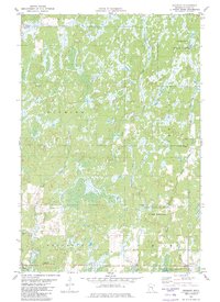 Download a high-resolution, GPS-compatible USGS topo map for Duxbury, MN (1982 edition)