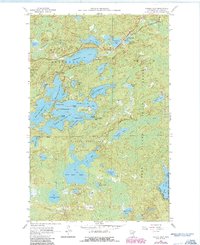 Download a high-resolution, GPS-compatible USGS topo map for Eagles Nest, MN (1986 edition)