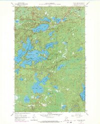 Download a high-resolution, GPS-compatible USGS topo map for Eagles Nest, MN (1971 edition)