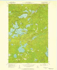 preview thumbnail of historical topo map of St. Louis County, MN in 1956