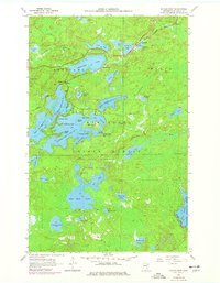 Download a high-resolution, GPS-compatible USGS topo map for Eagles Nest, MN (1977 edition)