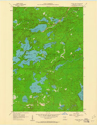 Download a high-resolution, GPS-compatible USGS topo map for Eagles Nest, MN (1961 edition)