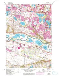 Download a high-resolution, GPS-compatible USGS topo map for Eden Prairie, MN (1994 edition)