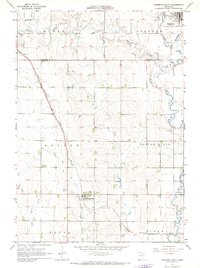 1967 Map of Rock County, MN, 1968 Print