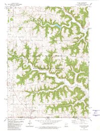Download a high-resolution, GPS-compatible USGS topo map for Eitzen, MN (1980 edition)