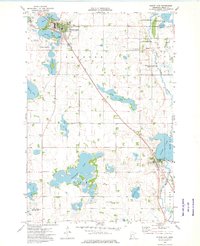 Download a high-resolution, GPS-compatible USGS topo map for Elbow Lake, MN (1975 edition)