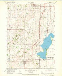 Download a high-resolution, GPS-compatible USGS topo map for Ellendale, MN (1969 edition)