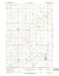 1967 Map of Rock County, MN, 1969 Print