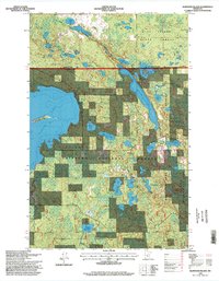 Download a high-resolution, GPS-compatible USGS topo map for Elmwood Island, MN (1998 edition)
