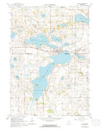 Download a high-resolution, GPS-compatible USGS topo map for Elysian, MN (1991 edition)