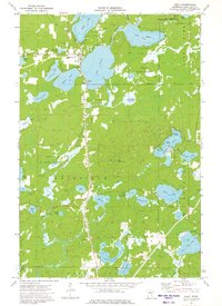 Download a high-resolution, GPS-compatible USGS topo map for Emily, MN (1975 edition)