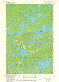 Download a high-resolution, GPS-compatible USGS topo map for Ensign Lake East, MN (1981 edition)