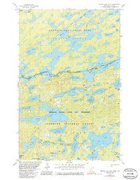 Download a high-resolution, GPS-compatible USGS topo map for Ensign Lake East, MN (1986 edition)