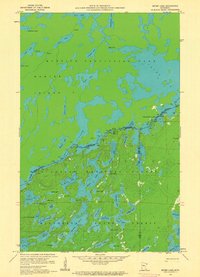 preview thumbnail of historical topo map of Lake County, MN in 1959