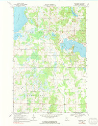 Download a high-resolution, GPS-compatible USGS topo map for Evergreen, MN (1991 edition)