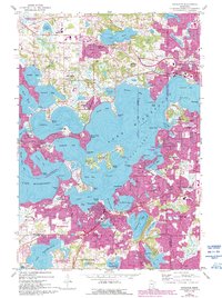 Download a high-resolution, GPS-compatible USGS topo map for Excelsior, MN (1993 edition)