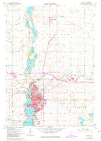 1967 Map of Martin County, MN, 1979 Print