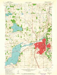 Download a high-resolution, GPS-compatible USGS topo map for Faribault, MN (1961 edition)